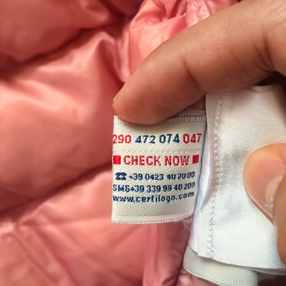 Moncler Pink Lightweight puffer Jacket kids 12-18 months - Picture 7 of 7